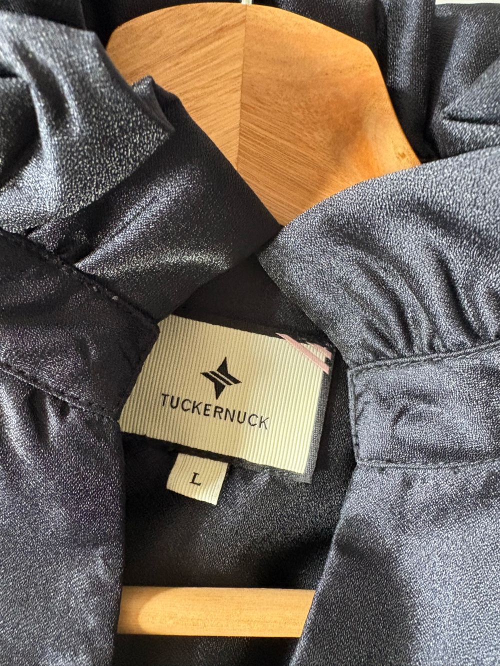 Tuckernuck || Jasmine Vine Jacquard Palmerston Dress Floral Mini Navy Gold Large - Picture 7 of 10